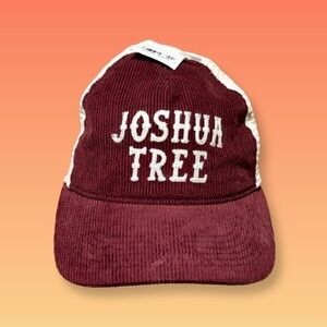 ⛄️MAD Engine U2 Joshua Tree Maroon Corduroy & Cream SnapBack​